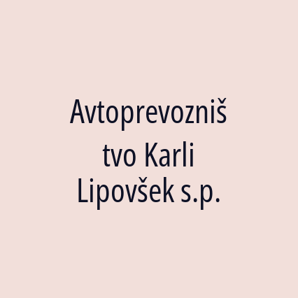 Avtoprevozništvo Karli Lipovšek s.p.