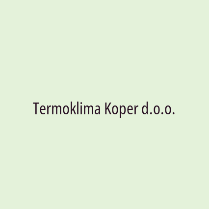 Termoklima Koper d.o.o.