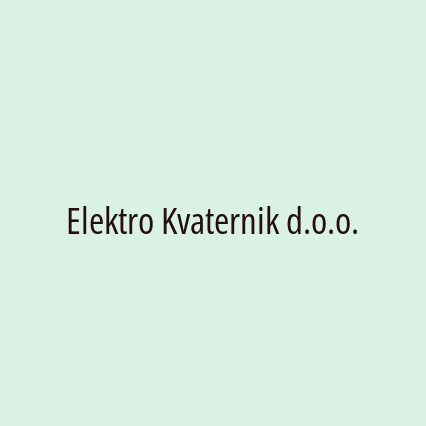 Elektro Kvaternik d.o.o.