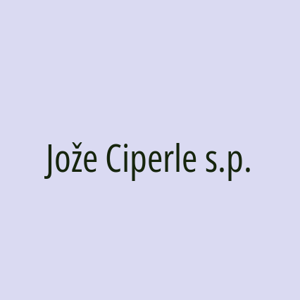 Jože Ciperle s.p.