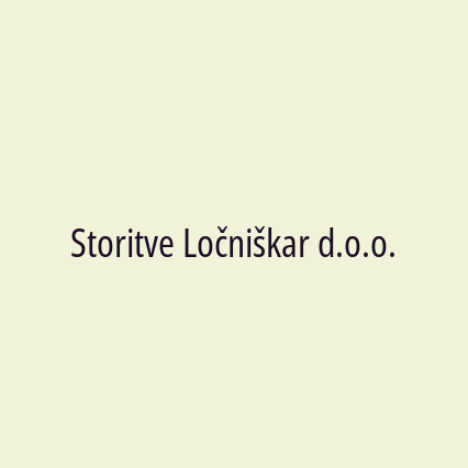 Storitve Ločniškar d.o.o.