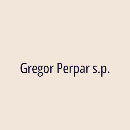 Gregor Perpar s.p.