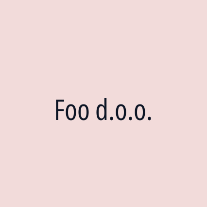 Foo d.o.o.