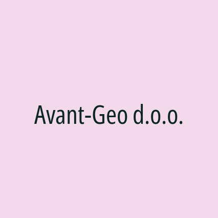 Avant-Geo d.o.o.