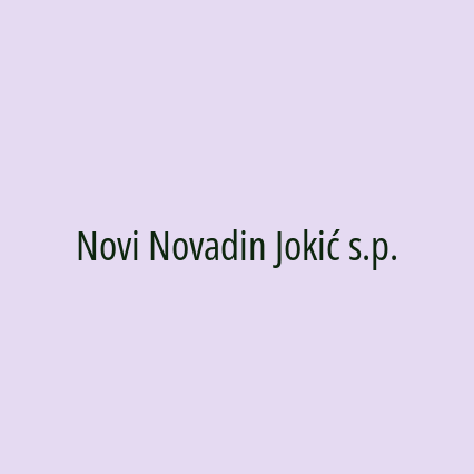 Novi Novadin Jokić s.p.