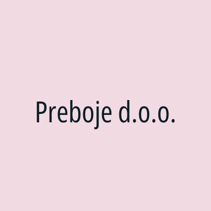 Preboje d.o.o.