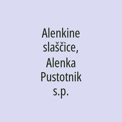 Alenkine slaščice, Alenka Pustotnik s.p.