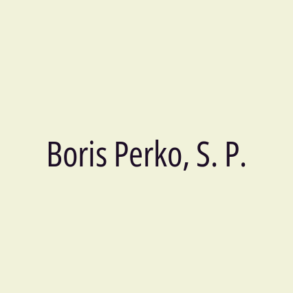 Boris Perko, S. P.