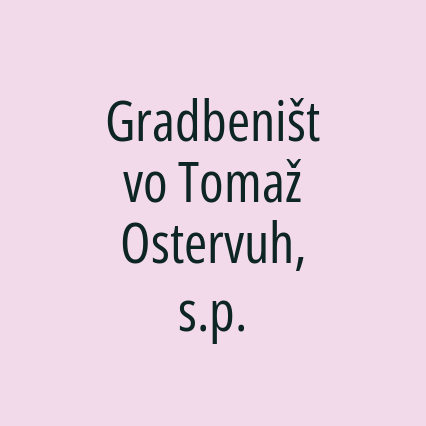 Gradbeništvo Tomaž Ostervuh, s.p.