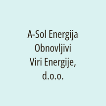 A-Sol Energija Obnovljivi Viri Energije, d.o.o. - Logotip