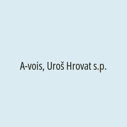 A-vois, Uroš Hrovat s.p. - Logotip