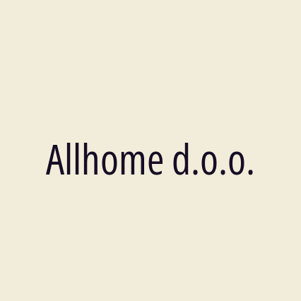 Allhome d.o.o. - Logotip