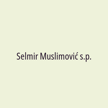 Selmir Muslimović s.p. - Logotip