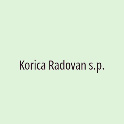 Korica Radovan s.p.
