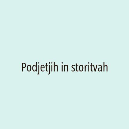 Podjetjih in storitvah