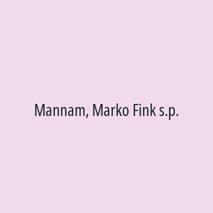 Mannam, Marko Fink s.p.