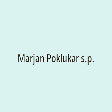 Marjan Poklukar s.p.