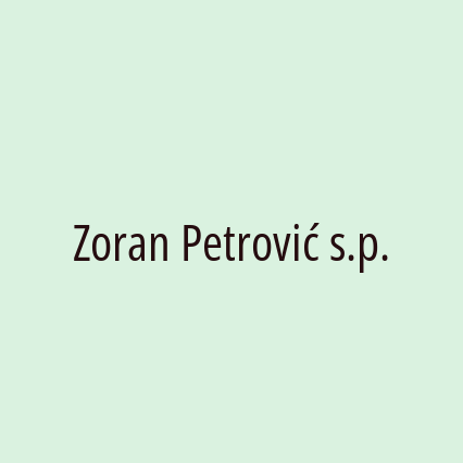 Zoran Petrović s.p.