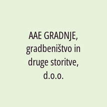 AAE GRADNJE, gradbeništvo in druge storitve, d.o.o. - Logotip