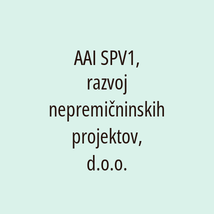 AAI SPV1, razvoj nepremičninskih projektov, d.o.o. - Logotip