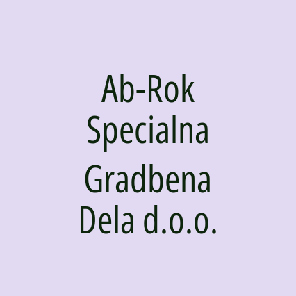 Ab-Rok Specialna Gradbena Dela d.o.o. - Logotip