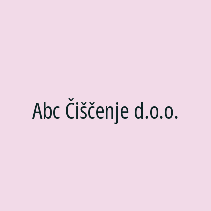 Abc Čiščenje d.o.o. - Logotip