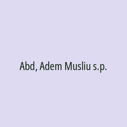 Abd, Adem Musliu s.p. - Logotip