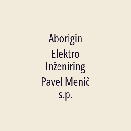 Aborigin Elektro Inženiring Pavel Menič s.p. - Logotip