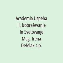 Academia Uspeha Ii. Izobraževanje In Svetovanje Mag. Irena Deželak s.p. - Logotip