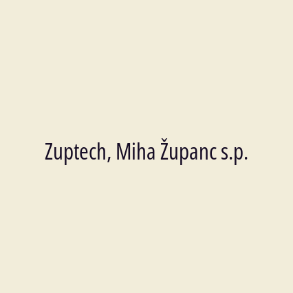 Zuptech, Miha Županc s.p. - Logotip