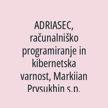 ADRIASEC, računalniško programiranje in kibernetska varnost, Markiian Prysukhin s.p. - Logotip