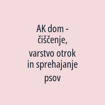 AK dom - čiščenje, varstvo otrok in sprehajanje psov - Logotip