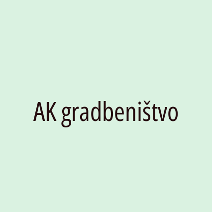 AK gradbeništvo - Logotip