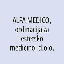 ALFA MEDICO, ordinacija za estetsko medicino, d.o.o. - Logotip