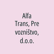 Alfa Trans, Prevozništvo, d.o.o. - Logotip