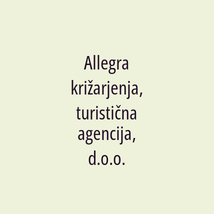 Allegra križarjenja, turistična agencija, d.o.o. - Logotip