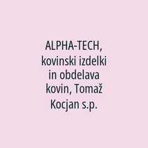 ALPHA-TECH, kovinski izdelki in obdelava kovin, Tomaž Kocjan s.p. - Logotip