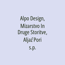 Alpo Design, Mizarstvo In Druge Storitve, Aljaž Pori s.p. - Logotip