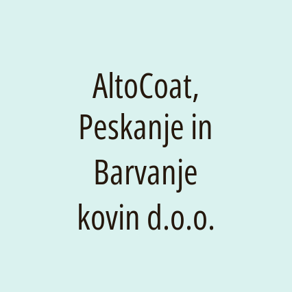 AltoCoat, Peskanje in Barvanje kovin d.o.o. - Logotip