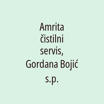 Amrita čistilni servis, Gordana Bojić s.p. - Logotip