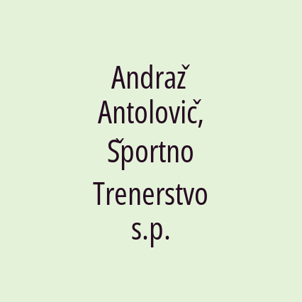 Andraž Antolovič, Športno Trenerstvo s.p. - Logotip