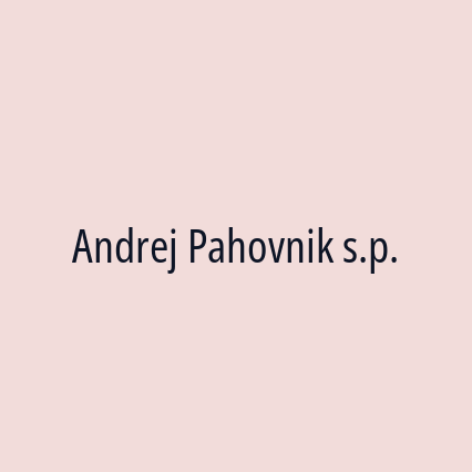 Andrej Pahovnik s.p. - Logotip