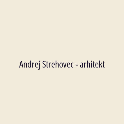 Andrej Strehovec - arhitekt - Logotip