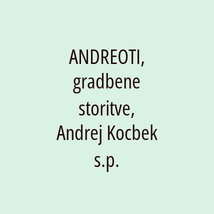ANDREOTI, gradbene storitve, Andrej Kocbek s.p. - Logotip