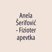 Anela Šerifović - Fizioterapevtka - Logotip