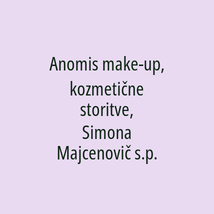 Anomis make-up, kozmetične storitve, Simona Majcenovič s.p. - Logotip