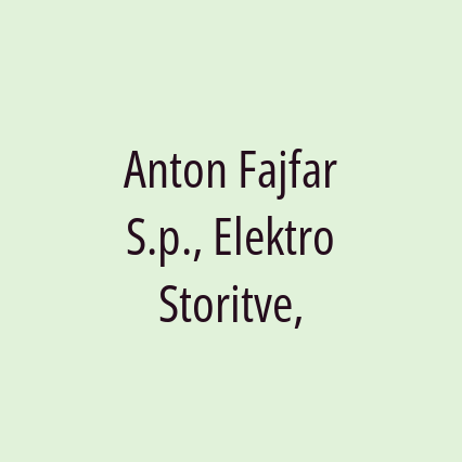 Anton Fajfar S.p., Elektro Storitve, - Logotip