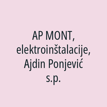 AP MONT, elektroinštalacije, Ajdin Ponjević s.p. - Logotip