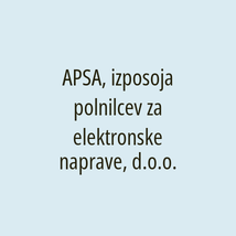 APSA, izposoja polnilcev za elektronske naprave, d.o.o. - Logotip