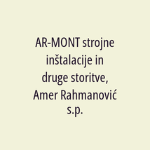 AR-MONT strojne inštalacije in druge storitve, Amer Rahmanović s.p. - Logotip